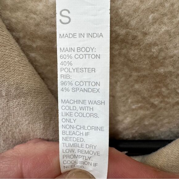 Zella “All Day” Tan Oxford Hoodie Sweatshirt – Size Small – NWT - Picture 5 of 9